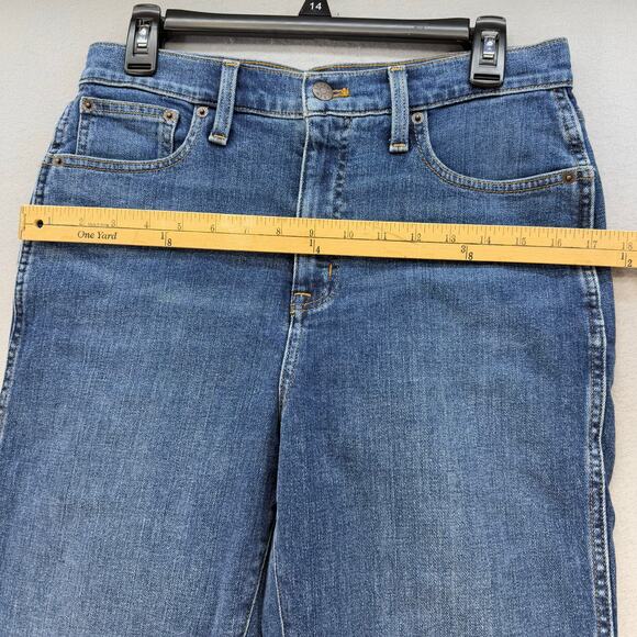 J. Crew Jeans Women's 28 (6) Blue High-Rise Classic Vintage Preppy Normcore - Picture 9 of 11